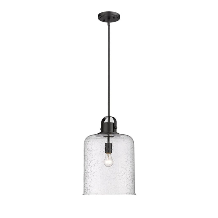 Z-Lite Kinsley Matte Black 1 Light Pendant 340P12-MB