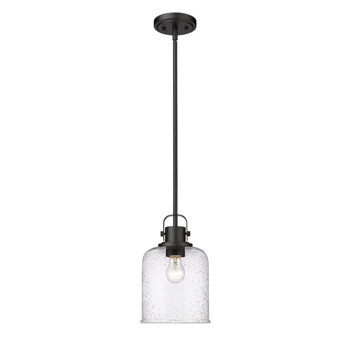 Z-Lite Kinsley Matte Black 1 Light Pendant 340P8-MB