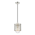 Z-Lite Kipton Polished Nickel 1 Light Mini Pendant 3037MP-PN