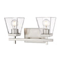 Z-Lite Lauren Brushed Nickel 2 Light Vanity 819-2V-BN - Bath & Vanity