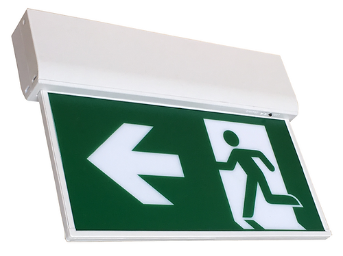 Z10 EXA30-MT Velocity Blade  Emergency LED Exit Sign c/w UP Legend